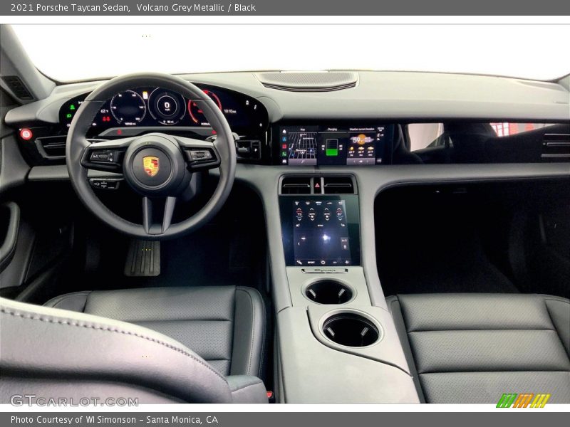 Dashboard of 2021 Taycan Sedan