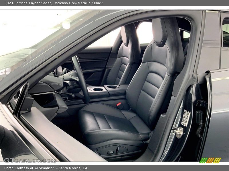 Front Seat of 2021 Taycan Sedan