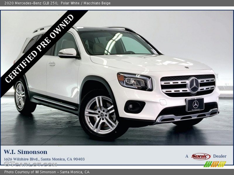 Polar White / Macchiato Beige 2020 Mercedes-Benz GLB 250