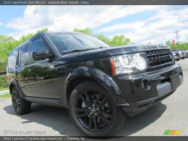 Santorini Black Metallic / Ivory 2013 Land Rover LR4 HSE LUX