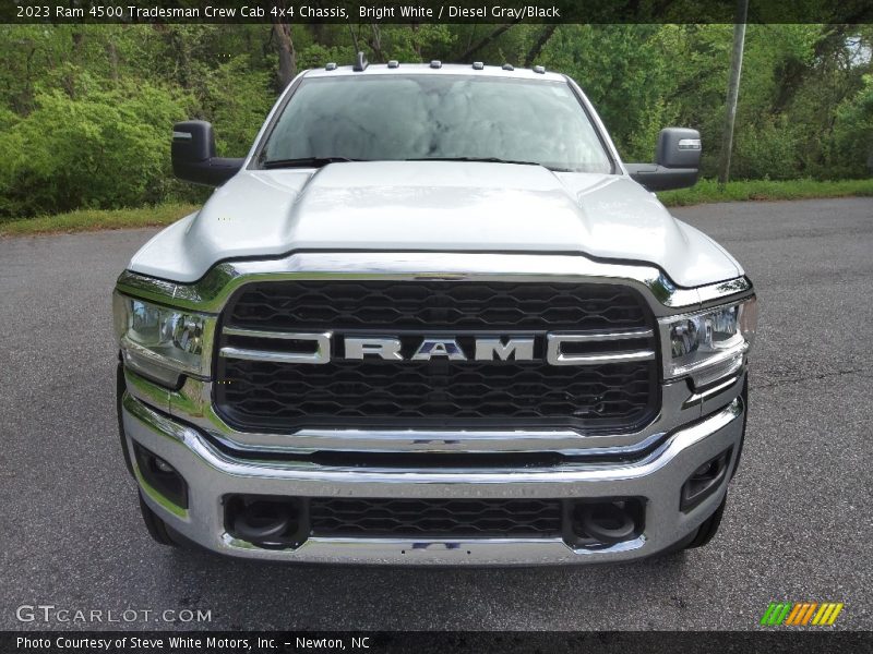 Bright White / Diesel Gray/Black 2023 Ram 4500 Tradesman Crew Cab 4x4 Chassis