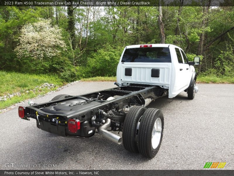 Bright White / Diesel Gray/Black 2023 Ram 4500 Tradesman Crew Cab 4x4 Chassis