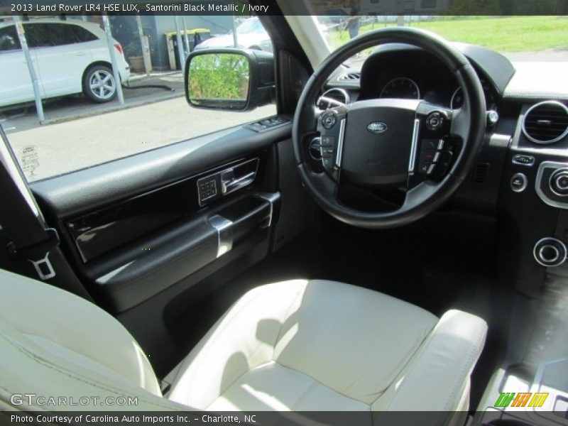 Santorini Black Metallic / Ivory 2013 Land Rover LR4 HSE LUX