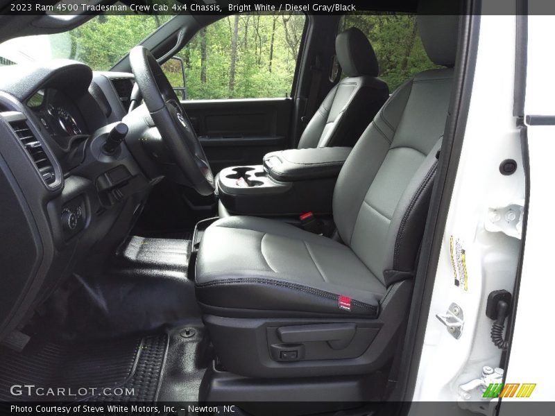 Bright White / Diesel Gray/Black 2023 Ram 4500 Tradesman Crew Cab 4x4 Chassis