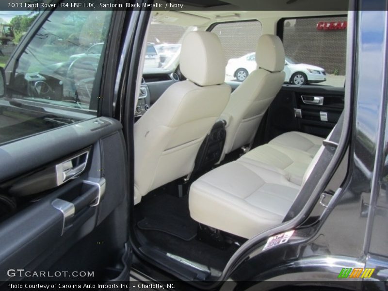 Rear Seat of 2013 LR4 HSE LUX
