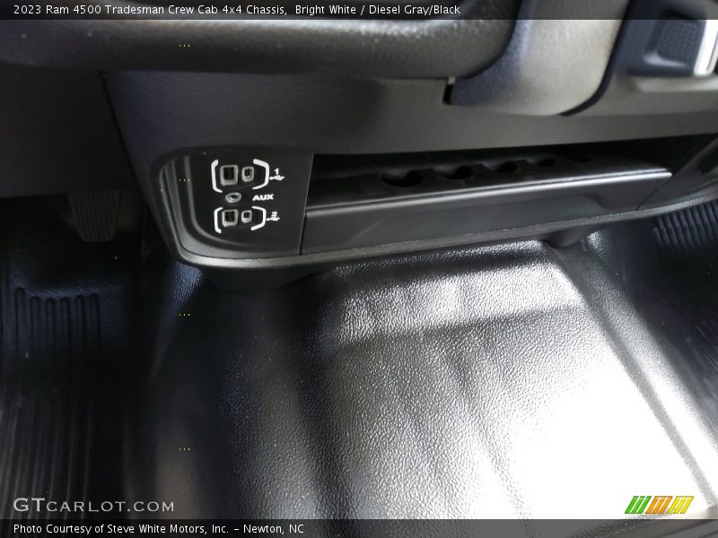 Bright White / Diesel Gray/Black 2023 Ram 4500 Tradesman Crew Cab 4x4 Chassis