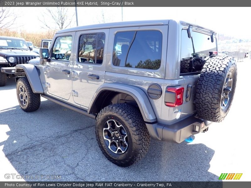 Sting-Gray / Black 2023 Jeep Wrangler Unlimited Rubicon 4XE Hybrid