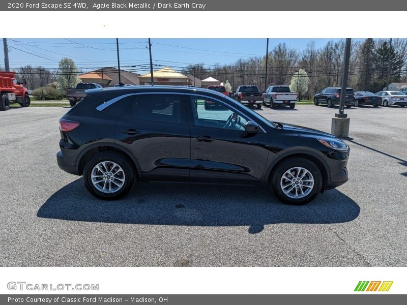 Agate Black Metallic / Dark Earth Gray 2020 Ford Escape SE 4WD