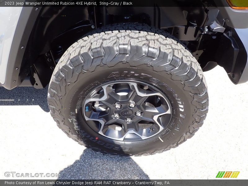 Sting-Gray / Black 2023 Jeep Wrangler Unlimited Rubicon 4XE Hybrid