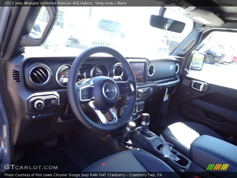 Sting-Gray / Black 2023 Jeep Wrangler Unlimited Rubicon 4XE Hybrid