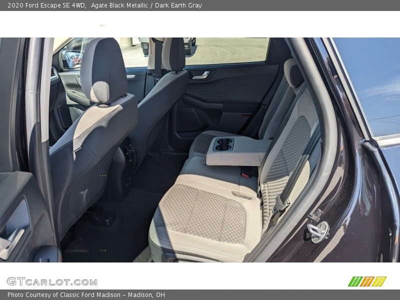 Agate Black Metallic / Dark Earth Gray 2020 Ford Escape SE 4WD