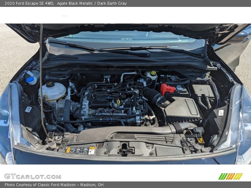 Agate Black Metallic / Dark Earth Gray 2020 Ford Escape SE 4WD