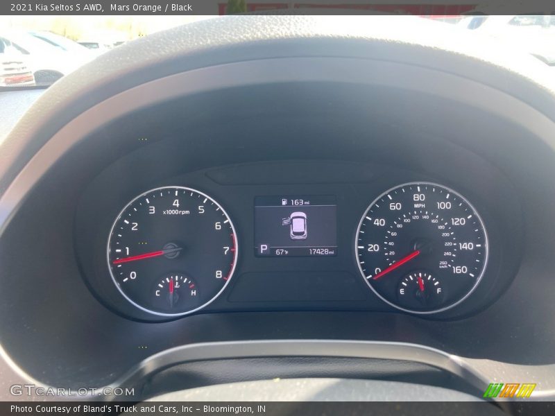 Mars Orange / Black 2021 Kia Seltos S AWD