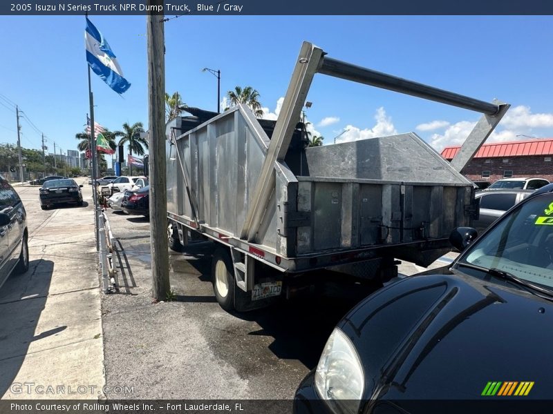 Blue / Gray 2005 Isuzu N Series Truck NPR Dump Truck