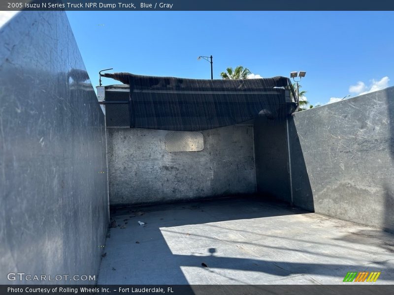 Blue / Gray 2005 Isuzu N Series Truck NPR Dump Truck