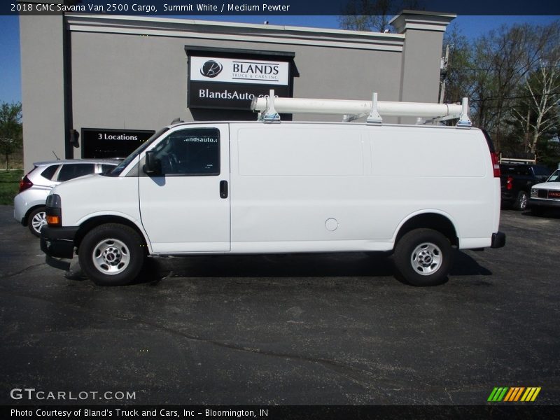Summit White / Medium Pewter 2018 GMC Savana Van 2500 Cargo