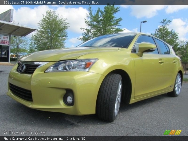  2011 CT 200h Hybrid Premium Daybreak Yellow Mica