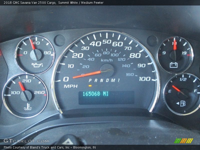 Summit White / Medium Pewter 2018 GMC Savana Van 2500 Cargo