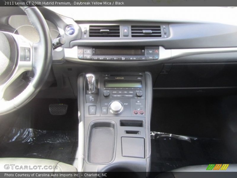 Daybreak Yellow Mica / Black 2011 Lexus CT 200h Hybrid Premium