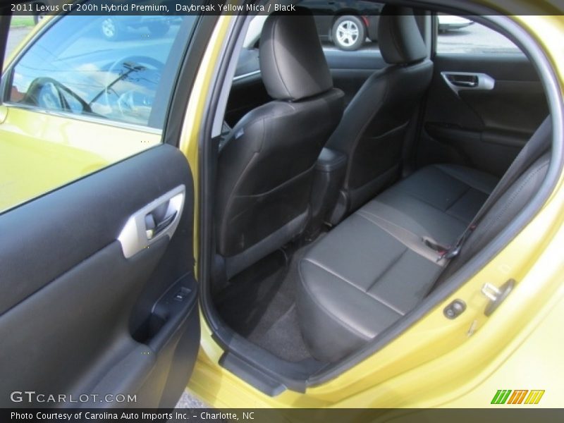 Daybreak Yellow Mica / Black 2011 Lexus CT 200h Hybrid Premium