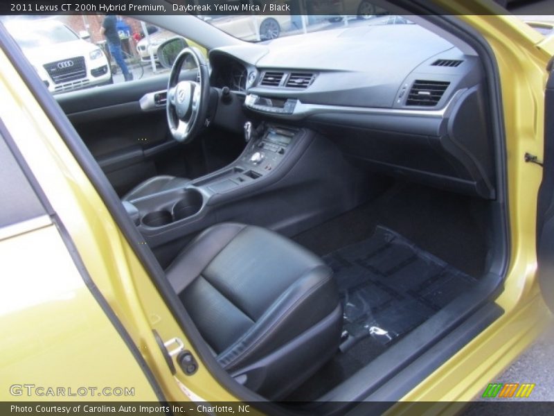 Daybreak Yellow Mica / Black 2011 Lexus CT 200h Hybrid Premium