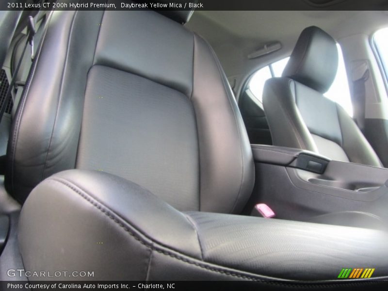 Front Seat of 2011 CT 200h Hybrid Premium