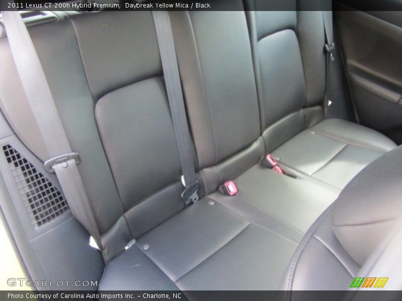 Rear Seat of 2011 CT 200h Hybrid Premium