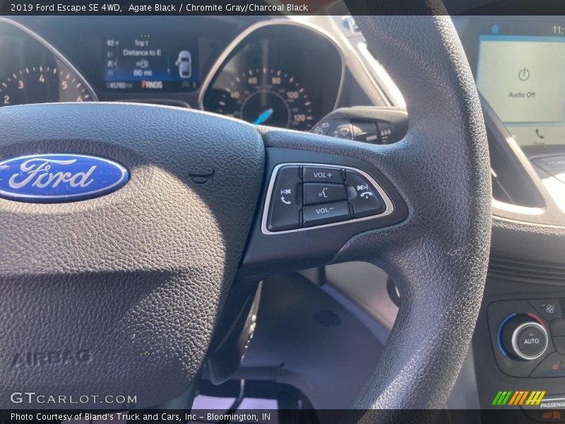 Agate Black / Chromite Gray/Charcoal Black 2019 Ford Escape SE 4WD