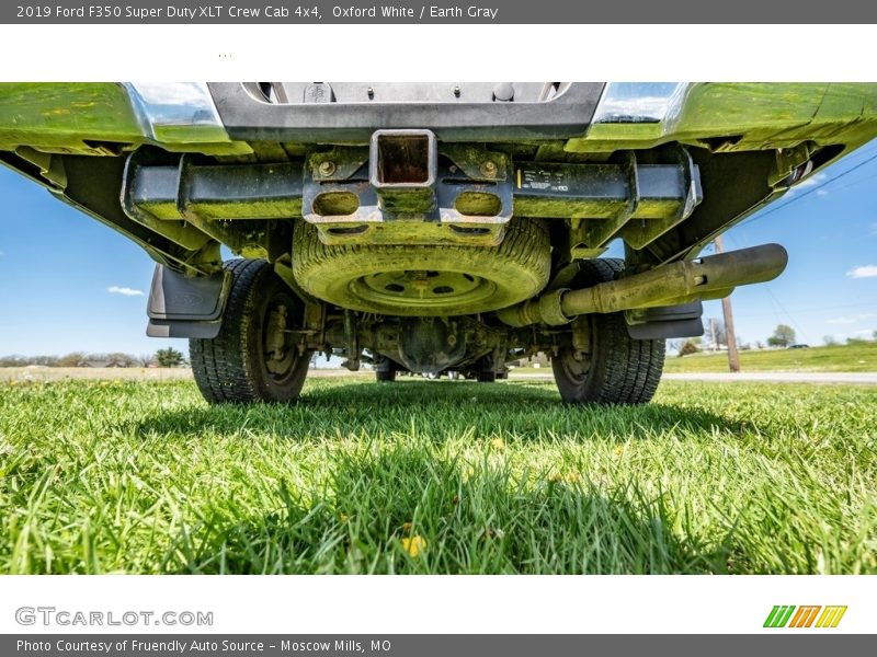 Oxford White / Earth Gray 2019 Ford F350 Super Duty XLT Crew Cab 4x4