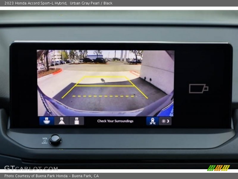 Urban Gray Pearl / Black 2023 Honda Accord Sport-L Hybrid