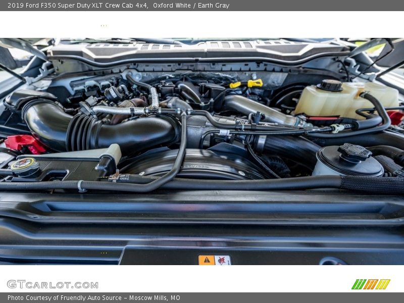Oxford White / Earth Gray 2019 Ford F350 Super Duty XLT Crew Cab 4x4