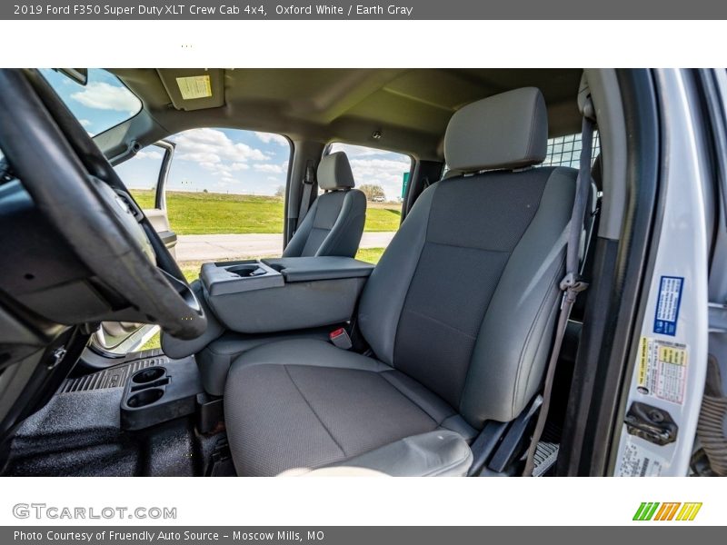Oxford White / Earth Gray 2019 Ford F350 Super Duty XLT Crew Cab 4x4