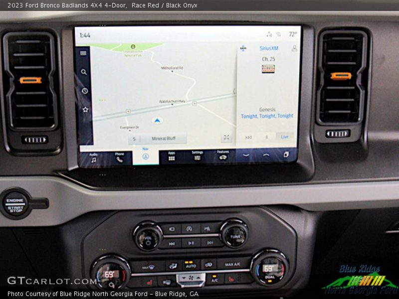 Navigation of 2023 Bronco Badlands 4X4 4-Door