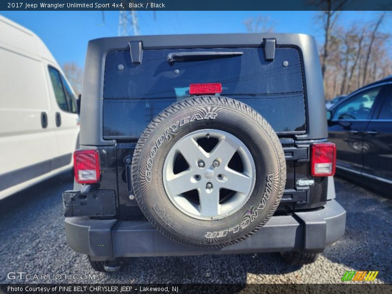 Black / Black 2017 Jeep Wrangler Unlimited Sport 4x4