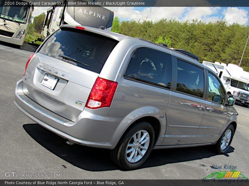 Billet Silver Metallic / Black/Light Graystone 2016 Dodge Grand Caravan SXT