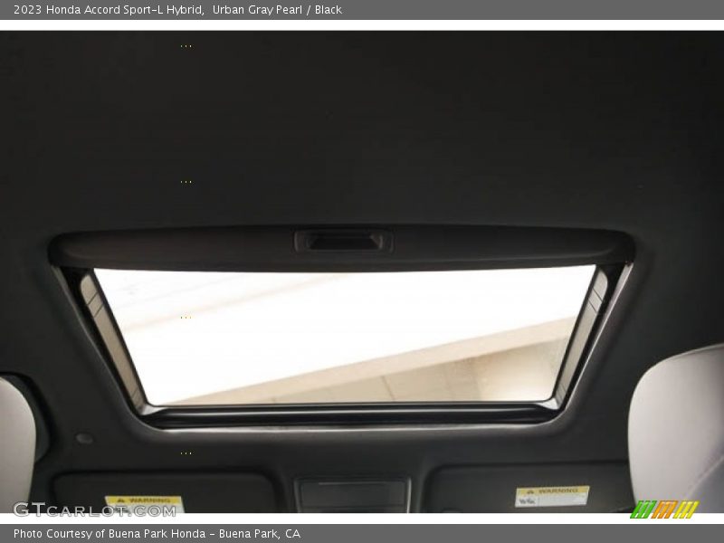 Urban Gray Pearl / Black 2023 Honda Accord Sport-L Hybrid