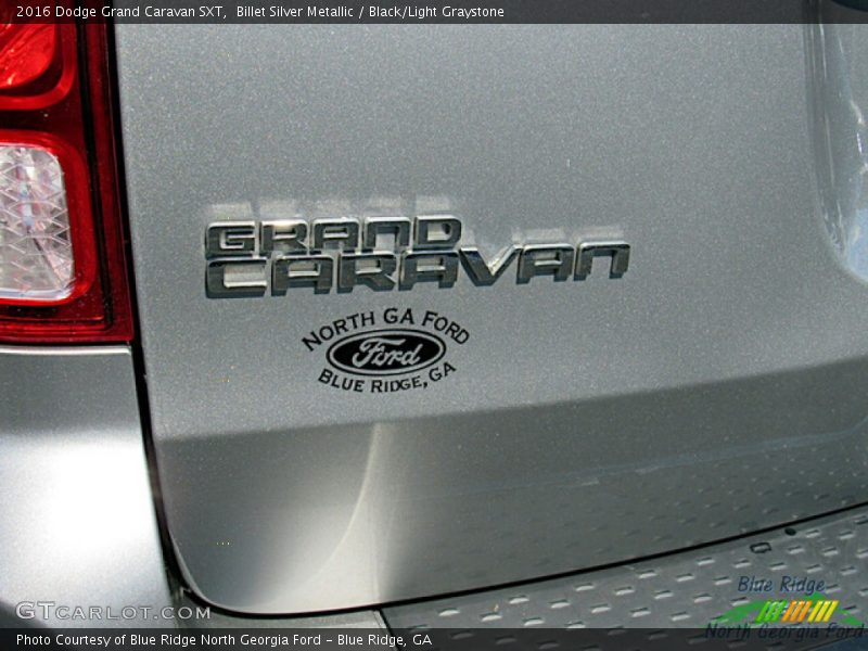 Billet Silver Metallic / Black/Light Graystone 2016 Dodge Grand Caravan SXT
