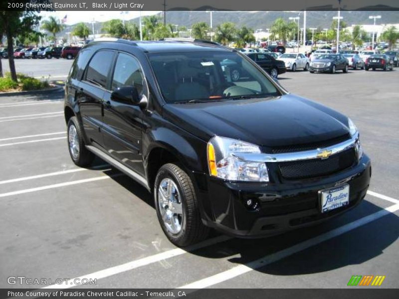 Black / Light Gray 2009 Chevrolet Equinox LT