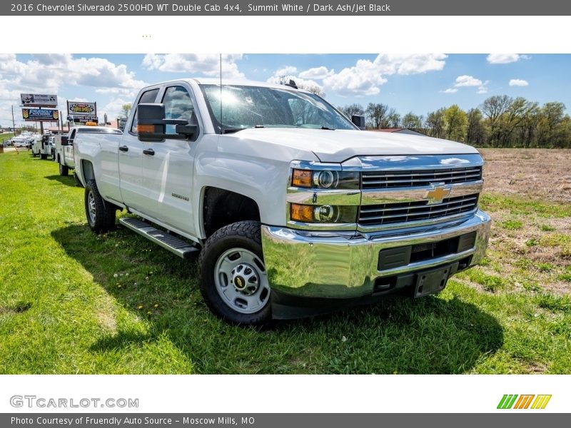 Summit White / Dark Ash/Jet Black 2016 Chevrolet Silverado 2500HD WT Double Cab 4x4