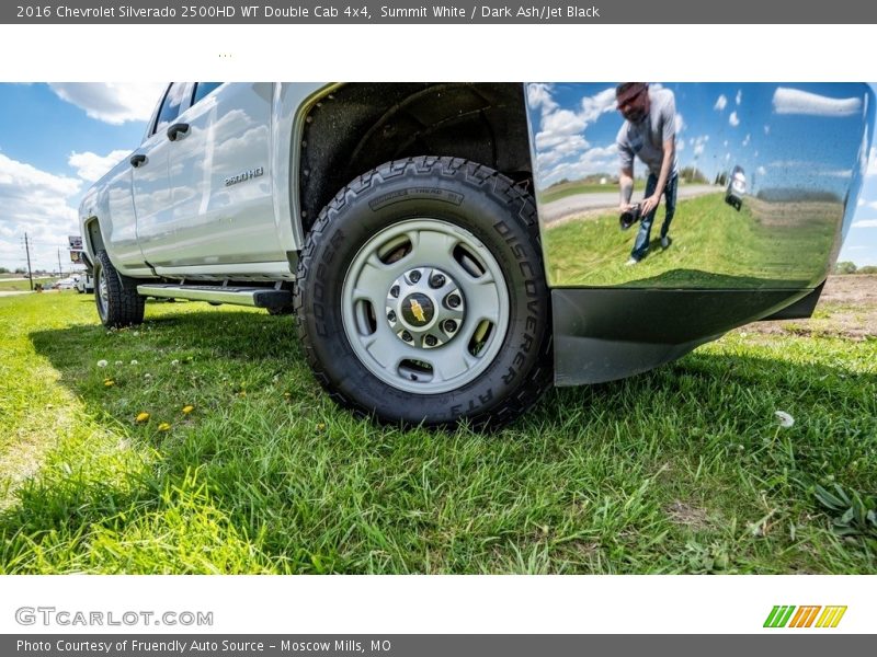 Summit White / Dark Ash/Jet Black 2016 Chevrolet Silverado 2500HD WT Double Cab 4x4