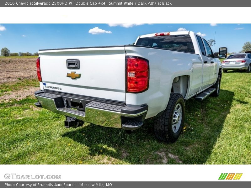 Summit White / Dark Ash/Jet Black 2016 Chevrolet Silverado 2500HD WT Double Cab 4x4