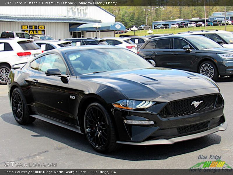 Shadow Black / Ebony 2023 Ford Mustang GT Premium Fastback