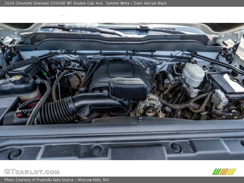 Summit White / Dark Ash/Jet Black 2016 Chevrolet Silverado 2500HD WT Double Cab 4x4