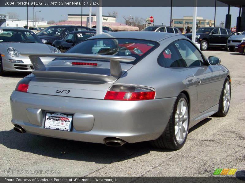 Arctic Silver Metallic / Black 2004 Porsche 911 GT3