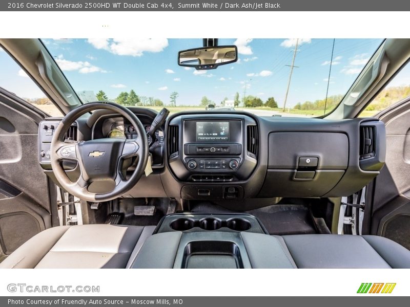 Dashboard of 2016 Silverado 2500HD WT Double Cab 4x4