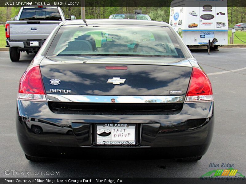 Black / Ebony 2011 Chevrolet Impala LS