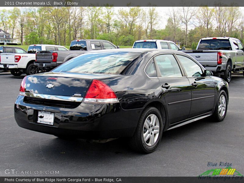 Black / Ebony 2011 Chevrolet Impala LS