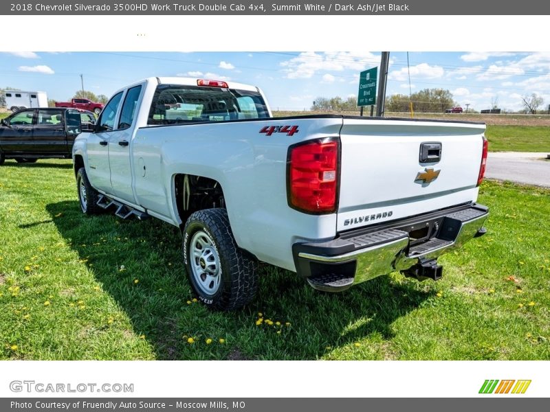 Summit White / Dark Ash/Jet Black 2018 Chevrolet Silverado 3500HD Work Truck Double Cab 4x4