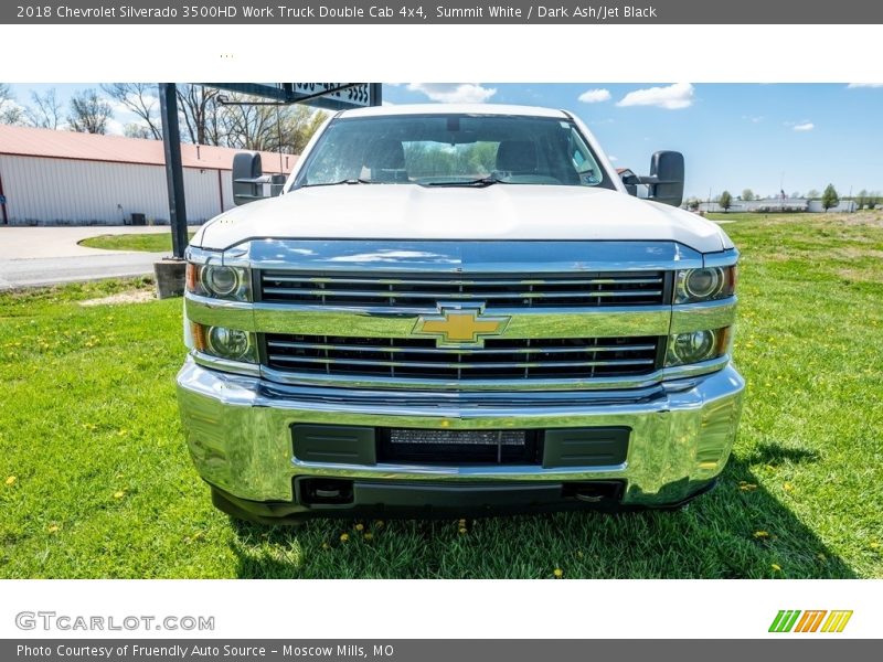 Summit White / Dark Ash/Jet Black 2018 Chevrolet Silverado 3500HD Work Truck Double Cab 4x4