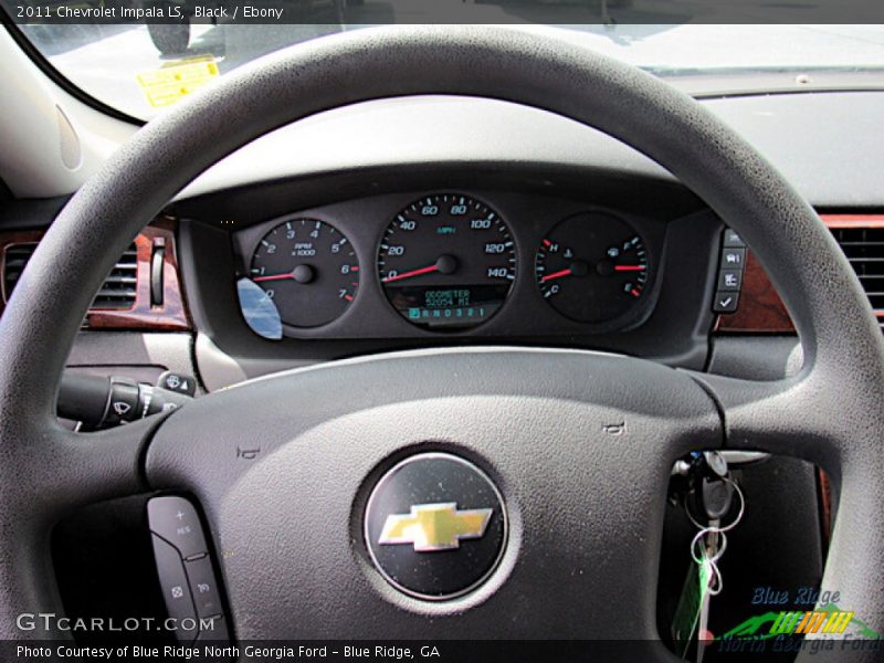 Black / Ebony 2011 Chevrolet Impala LS
